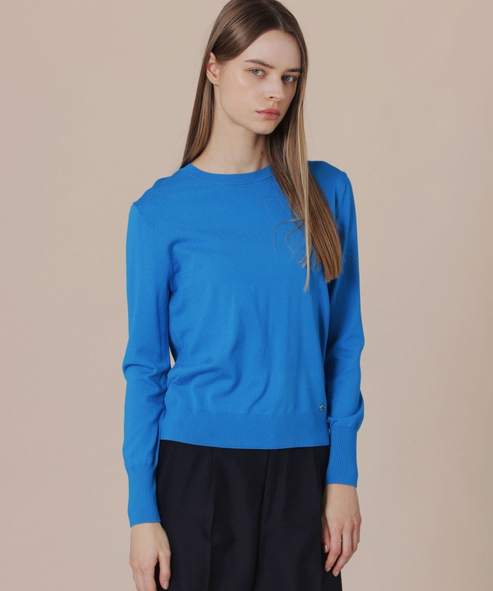 ニット セーター レーヨンプレーンニットプルオーバー レディース マッキントッシュ ロンドン MACKINTOSH LONDON 【L】レーヨン