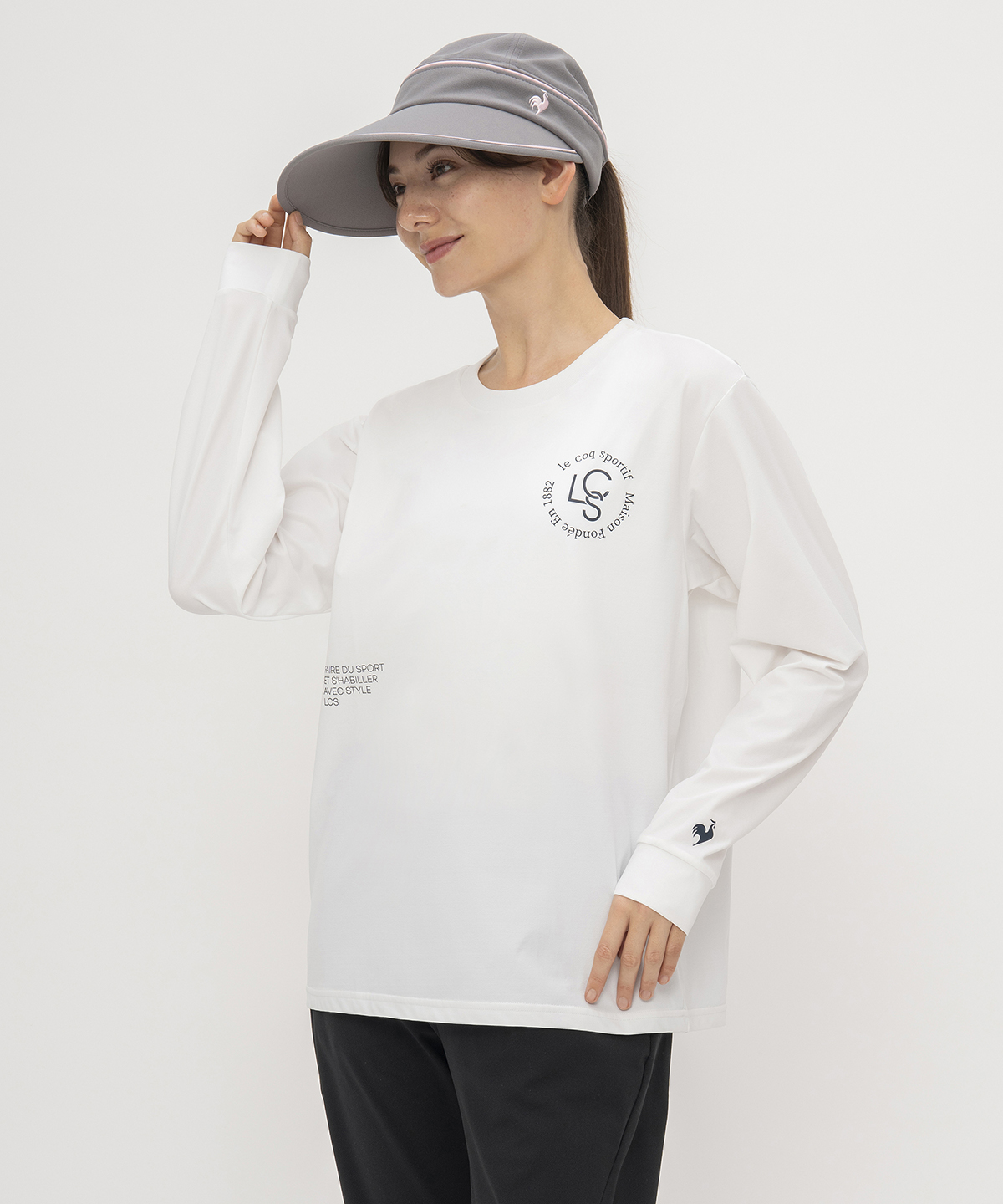 lecoqsportif(ings) ルコックスポルティフ le coq sportif ヘランカサンスクリーンNIR ホワイト O lecoqsportif(ings) ルコックスポルティフ le coq sportif ヘランカサンスクリーンNIR ホワイト O