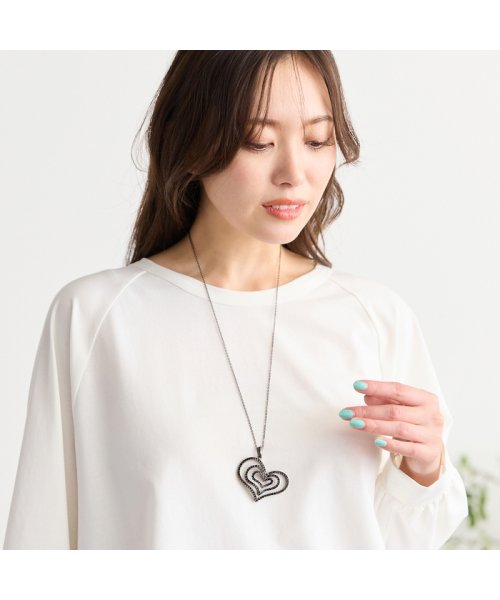 3連ハートモチーフネックレス(507840038)｜阪急百貨店公式通販サイト 