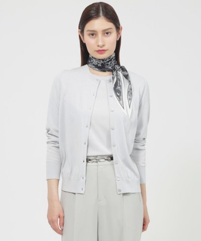 【ウォッシャブル】シルクコットン　カーディガン