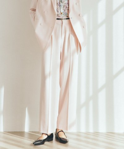 【Precious掲載】ウールポリエステルストレッチ　パンツ