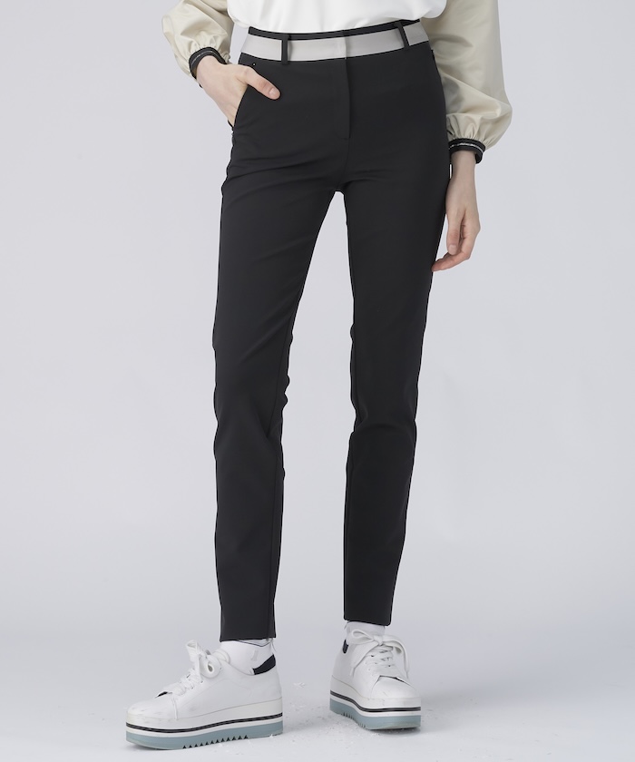 ランバン スポール LANVIN SPORT 異素材ブロッキングブルゾン
