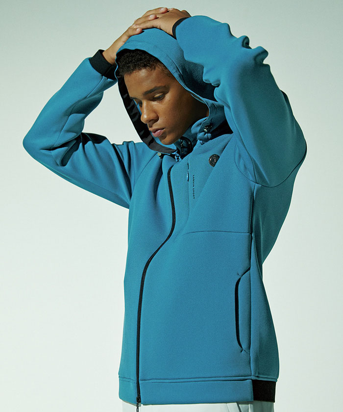 LANVINSPORT ランバン スポール LANVIN SPORT ダンボールニットカットソーブルゾン ブルー 40 LANVINSPORT ランバン スポール LANVIN SPORT ダンボールニットカットソーブルゾン ブルー 40