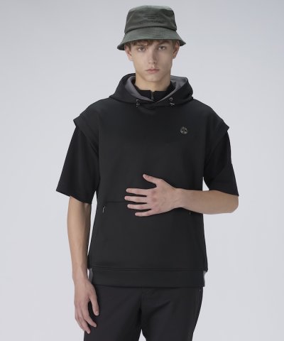 ランバン スポール LANVIN SPORT オーバーサイズフーディベスト【スト