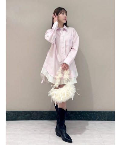 Sustainableレイヤードシャツチュニック
