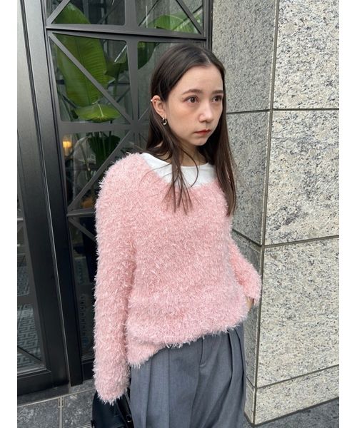 ピンク系|ニット・セーター|SNIDEL(スナイデル)|阪急百貨店 ピンク系|ニット・セーター|SNIDEL(スナイデル)|阪急百貨店