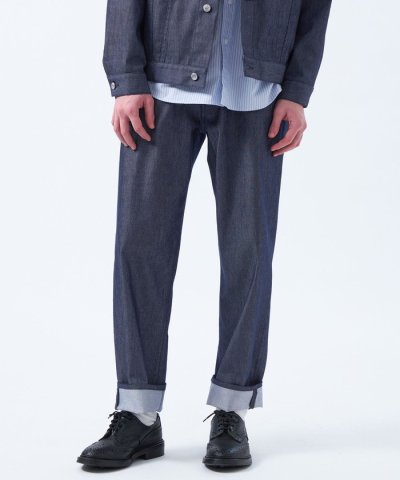 ポリエステルチノ/デニム 5ポケットパンツ