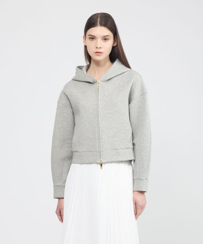 【EPOCA STORIA】 コットンエアーダンボール ジップアップフーディー