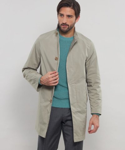 【DUNFORD STAND COLLAR】ストレッチメモリーツイルスタンドカラ