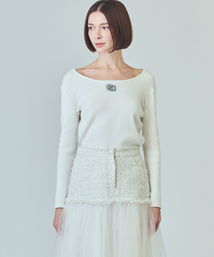 グレイスショップ フラワー刺繍トップ / GRACE CONTINENTAL | GRACE CONTINENTAL