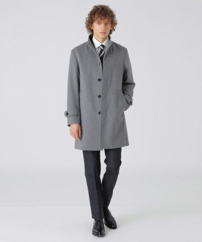 【一部店舗限定】ウールスタンドカラーコート