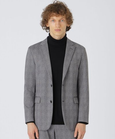 【一部店舗限定】グレンチェックプリントジャージージャケット