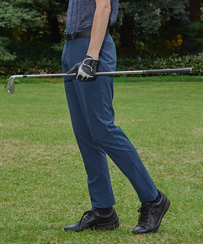 LANVINSPORT キープクリーンロングパンツ【Sunscreen NIR】 ネイビー 82 LANVINSPORT キープクリーンロングパンツ【Sunscreen NIR】 ネイビー 82