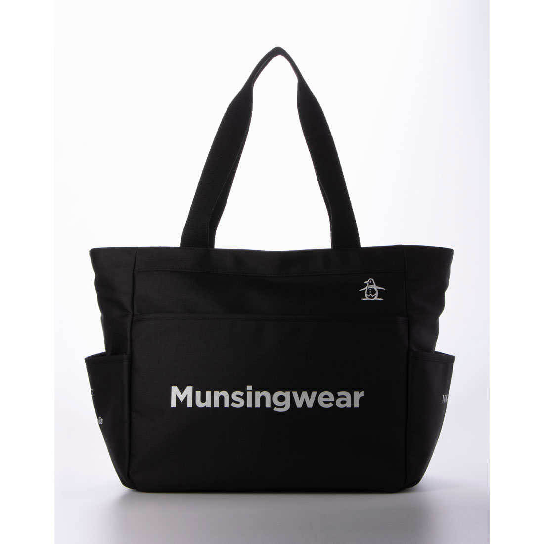 Munsingwear(ings) マンシングウェア Munsingwear トートボストンバッグ ブラック系1 F Munsingwear(ings) マンシングウェア Munsingwear トートボストンバッグ ブラック系1 F