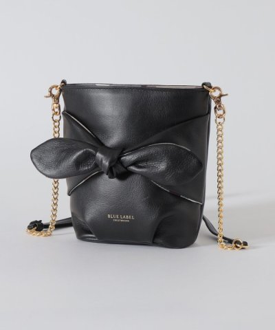 リボンレザーミニショルダー