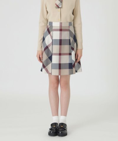 クレストブリッジチェックライトクロッシングツイルスカート