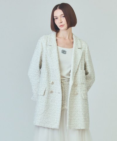 GRACE CONTINENTAL / グレースコンチネンタル シルクウールトコート 