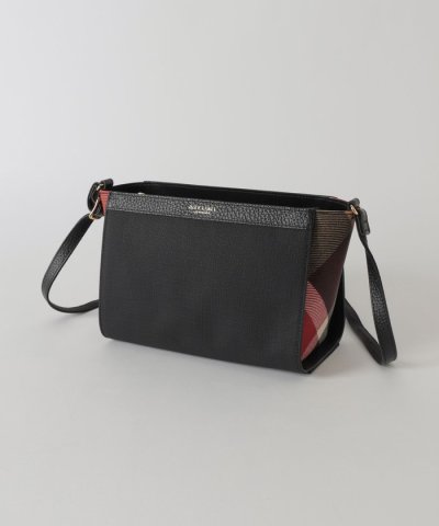 パーシャルクレストブリッジチェックPVCミニショルダー