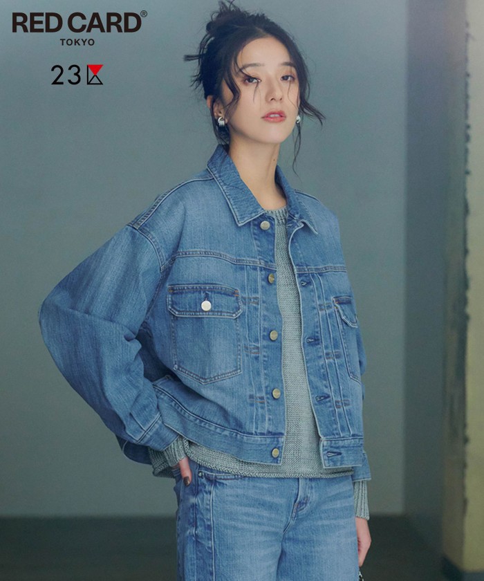 Oggi3月号掲載/RED CARD TOKYO×23区】ショート丈 デニム
