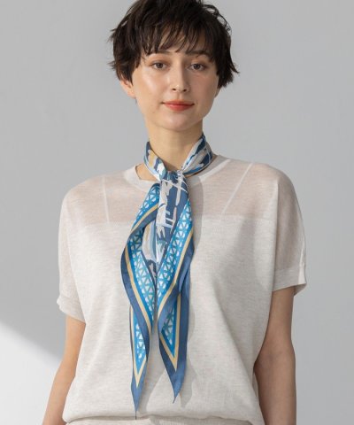 【杏さん着用】シルク ダイヤ スカーフ