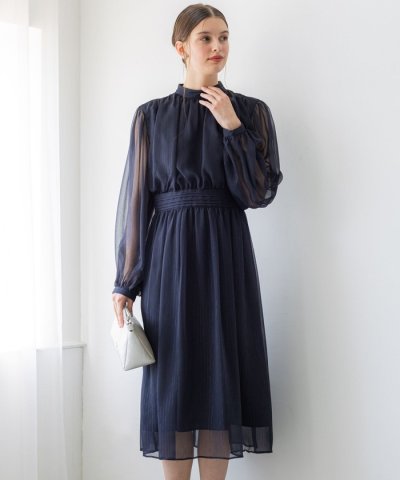 【APPLAUDIR】クレープシフォン ドレス