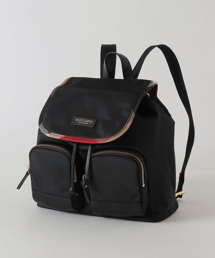 【新品タグ付き】ブルーレーベルクレストブリッジ　2way ショルダーバッグ クレストブリッジチェックギャザーミニバッグ （ショルダー