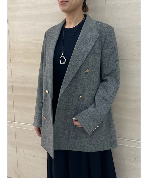 Mila Owen / ジャケット/one/ポリエステル/GRY/09WFJ215152 ジャケット｜Mila Owen(ミラオーウェン)｜阪急百貨店公式通販サイト