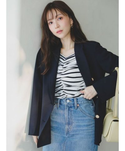 【WEB限定カラーあり】ギャザーオフショルカットソー