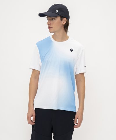 ルコックスポルティフ le coq sportif グラデーションゲームシャツ