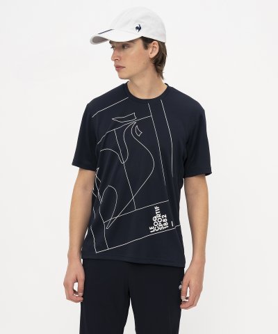ルコックスポルティフ le coq sportif グラフィックプラクティスシャ
