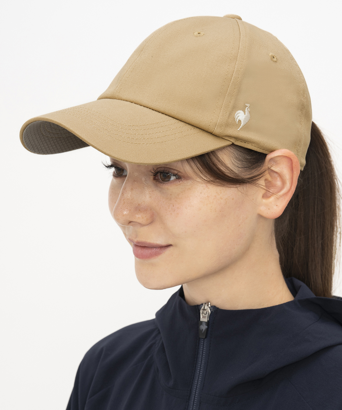 lecoqsportif(ings) ルコックスポルティフ le coq sportif FAN AIRキャップ ベージュ F lecoqsportif(ings) ルコックスポルティフ le coq sportif FAN AIRキャップ ベージュ F