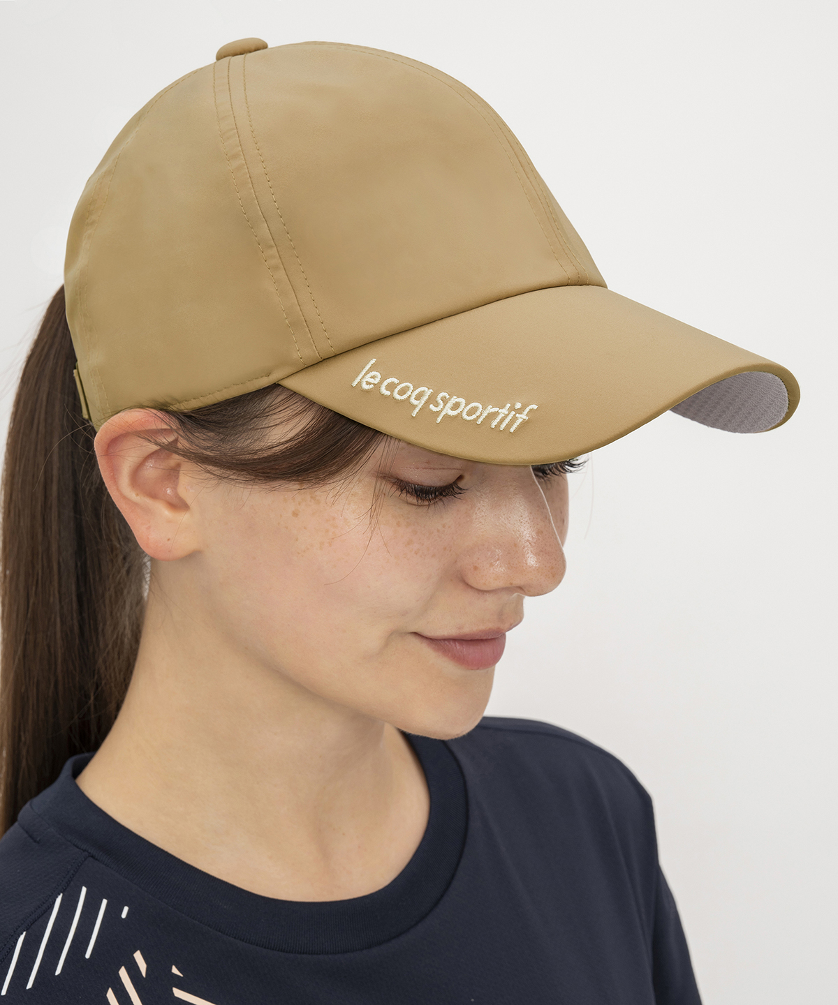 lecoqsportif(ings) ルコックスポルティフ le coq sportif はっ水FAN AIRキャップ ベージュ F lecoqsportif(ings) ルコックスポルティフ le coq sportif はっ水FAN AIRキャップ ベージュ F