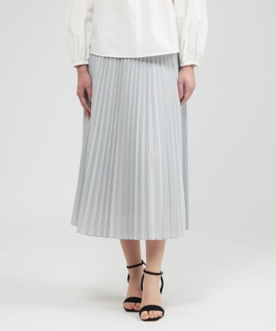 【EPOCA STORIA】 ライトタフタ プリーツスカート 《WEB＆EPOC