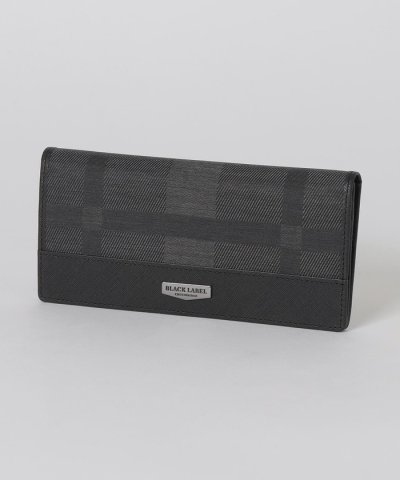 【一部店舗限定】シャドークレストブリッジチェックロングウォレット