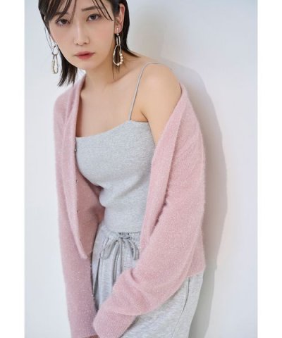 フィルムフェザーカーディガン
