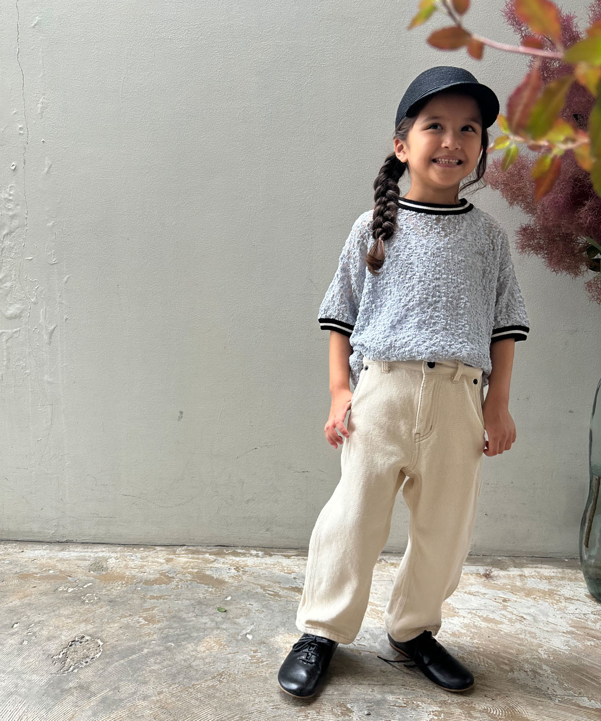 FITH フィス FITH Chillax Denim Painter Pants オフホワイト 1(Ladies-M)/M FITH フィス FITH Chillax Denim Painter Pants オフホワイト 1(Ladies-M)/M