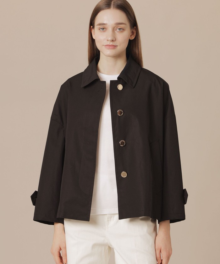 【美品】マッキントッシュ スコットランド 英国製　ロングコート　ブラック ブラック系｜コート｜MACKINTOSH LONDON(マッキントッシュ