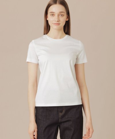 【The Essential Collection】コットンスムース半袖Tシャツ