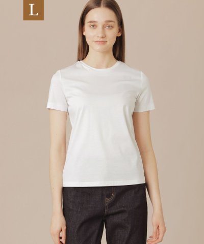 【L】【The Essential Collection】コットンスムース半袖T