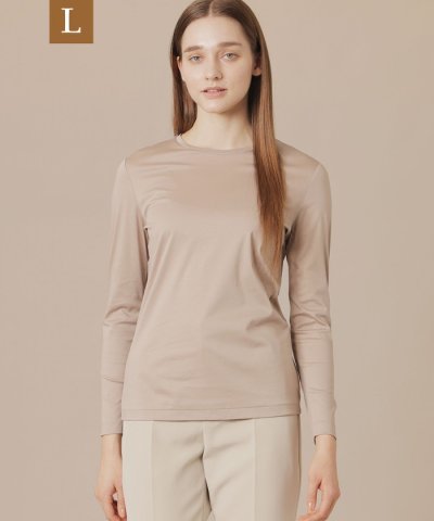 【L】【The Essential Collection】コットンスムース長袖T