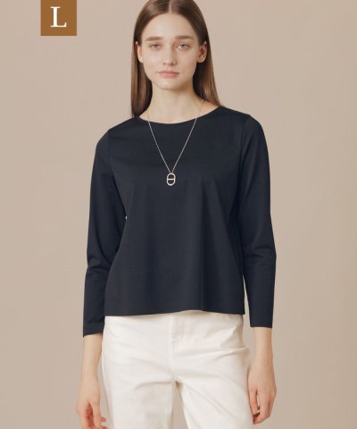 【L】プレーティング天竺プルオーバー