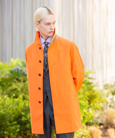 【驚きの軽さ / オンオフ兼用】テクニカルライトポプリン カーコート