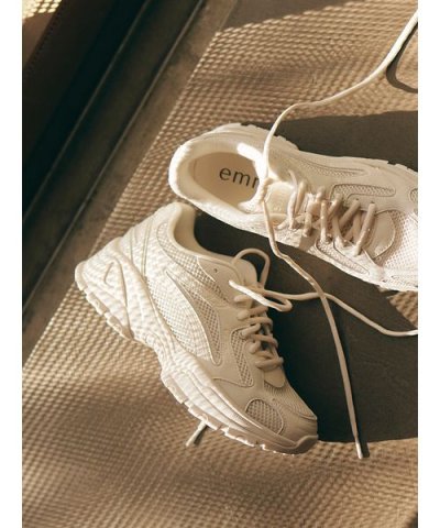 ボリュームソールメッシュスニーカー