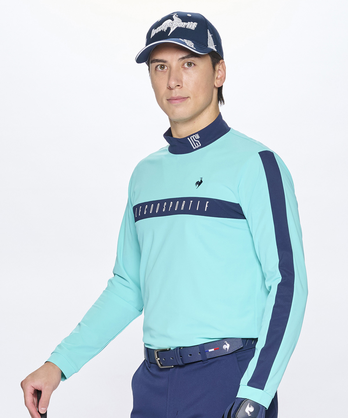 lecoqsportifgolf ルコックスポルティフ ゴルフ le coq sportif golf 長袖モック エメラルド M lecoqsportifgolf ルコックスポルティフ ゴルフ le coq sportif golf 長袖モック エメラルド M
