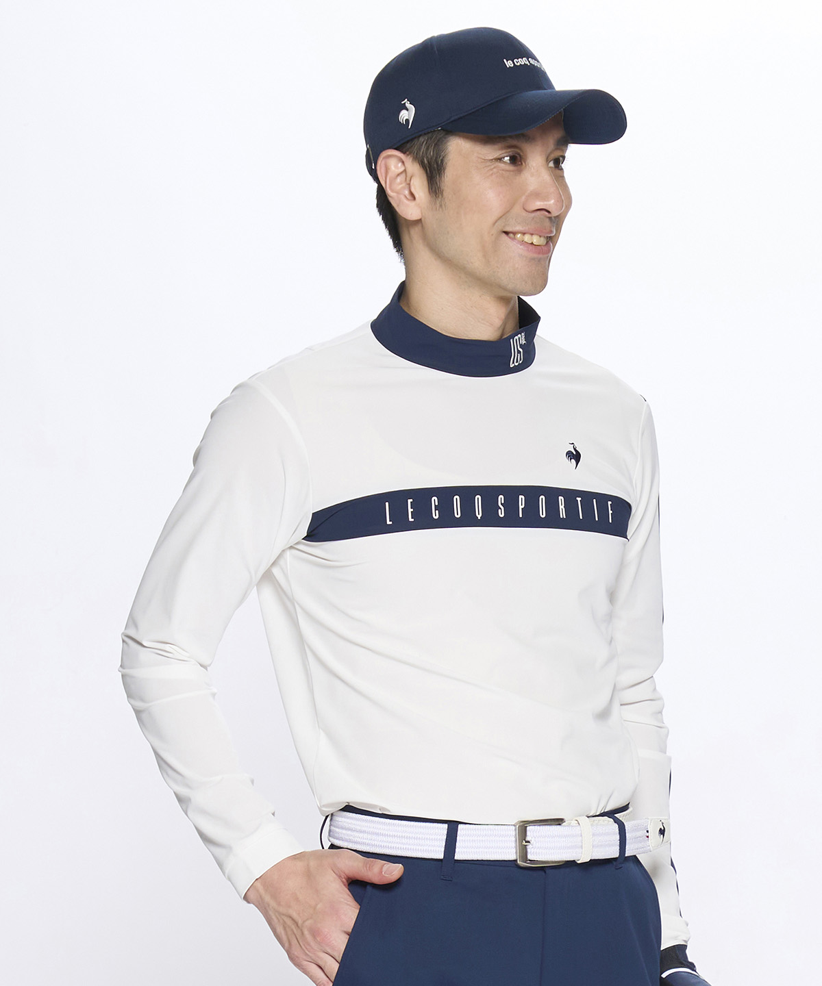 lecoqsportifgolf ルコックスポルティフ ゴルフ le coq sportif golf 長袖モック ホワイト 3L lecoqsportifgolf ルコックスポルティフ ゴルフ le coq sportif golf 長袖モック ホワイト 3L