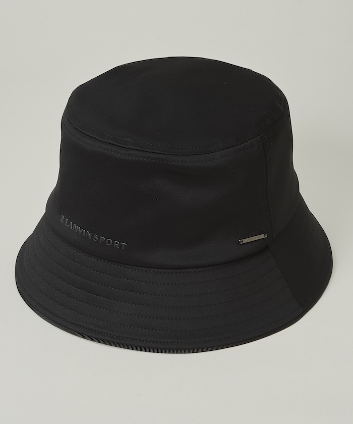 LANVINSPORT 光沢バケットハット【UV】 ブラック F LANVINSPORT 光沢バケットハット【UV】 ブラック F