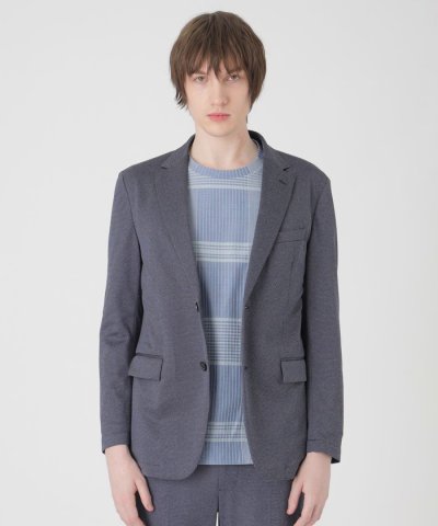 メランジハニカムジャージージャケット