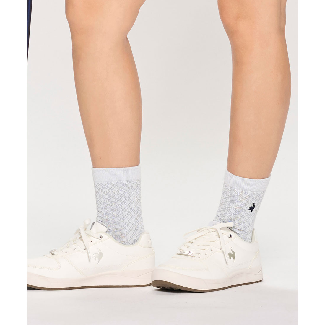 lecoqsportifgolf ルコックスポルティフ ゴルフ le coq sportif golf 格子柄 レ ホワイト 22-24 lecoqsportifgolf ルコックスポルティフ ゴルフ le coq sportif golf 格子柄 レ ホワイト 22-24