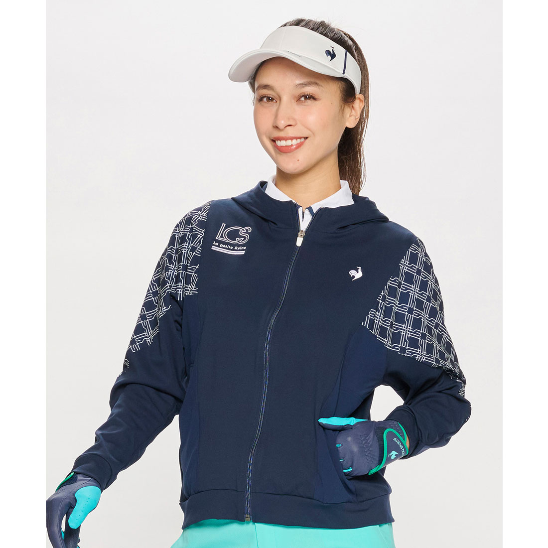 lecoqsportifgolf ルコックスポルティフ ゴルフ le coq sportif golf フーディー ネイビー M lecoqsportifgolf ルコックスポルティフ ゴルフ le coq sportif golf フーディー ネイビー M