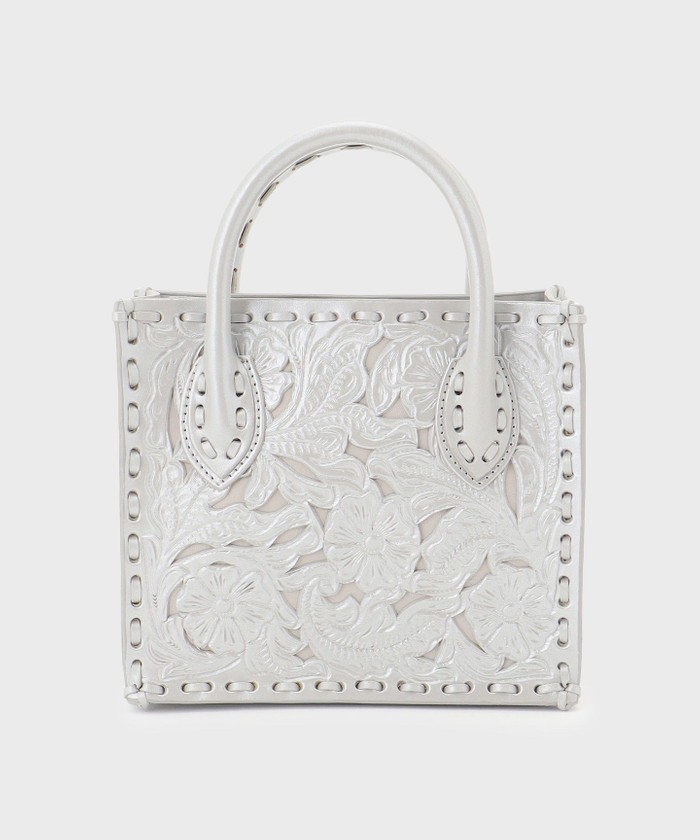 GRACECONTINENTAL SquareMiniBagMT シルバー F GRACECONTINENTAL SquareMiniBagMT シルバー F